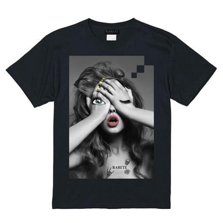 RARETE (ラルテ) GIRL make Tシャツ ブラック