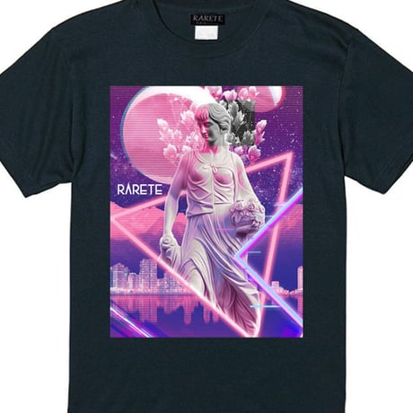 RARETE (ラルテ) Virtual space Tシャツ ブラック