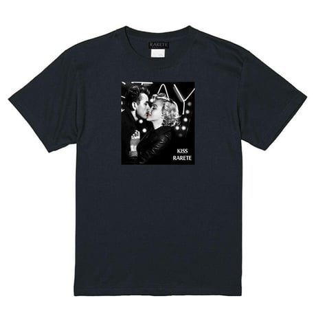 RARETE (ラルテ) マリリンモンロー ジェームス KISS Tシャツ ブラック