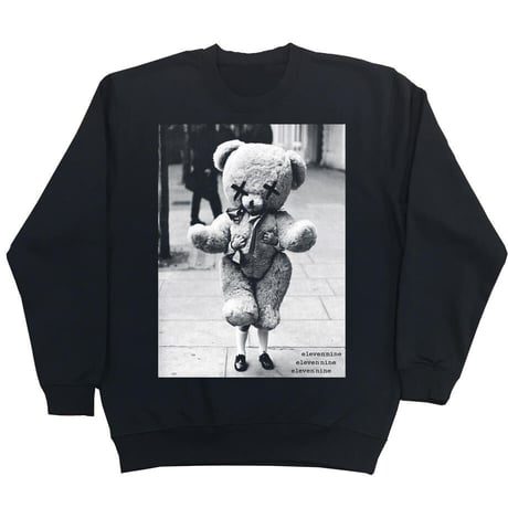 Eleven Nine / トレーナー/ Teddy bear/ブラック