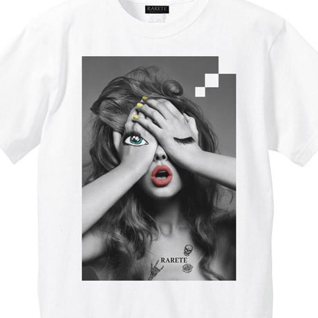 RARETE (ラルテ) GIRL make Tシャツ ホワイト