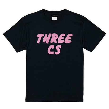 RARETE (ラルテ) THREE CS (三密) POP Tシャツ ブラック