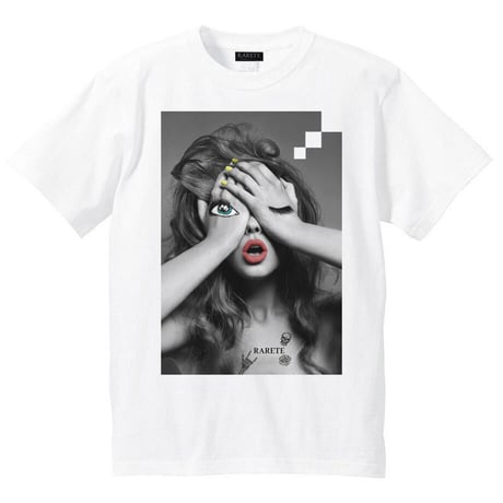 RARETE (ラルテ) GIRL make Tシャツ ホワイト