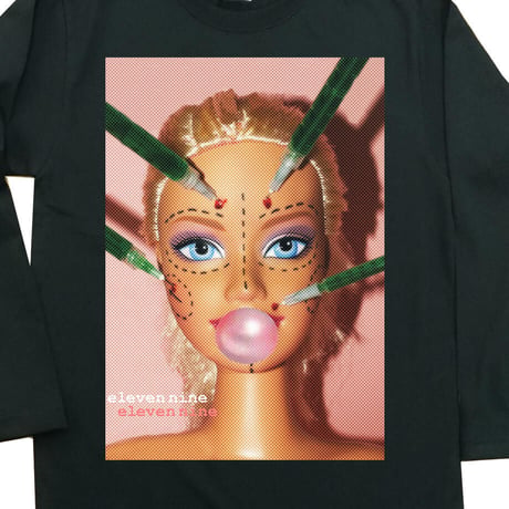 Eleven Nine / 長袖Tシャツ/ beauty doll /ブラック