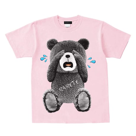RARETE (ラルテ) 泣いちゃった！ 【グレイ】 Tシャツ ライトピンク