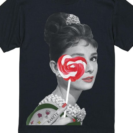 RARETE (ラルテ) Hepburn キャンディー ハート　Tシャツ ブラック