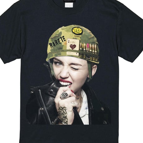RARETE (ラルテ) Miley combat helmet Tシャツ ブラック