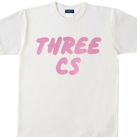 RARETE (ラルテ) THREE CS (三密) POP Tシャツ ナチュラル