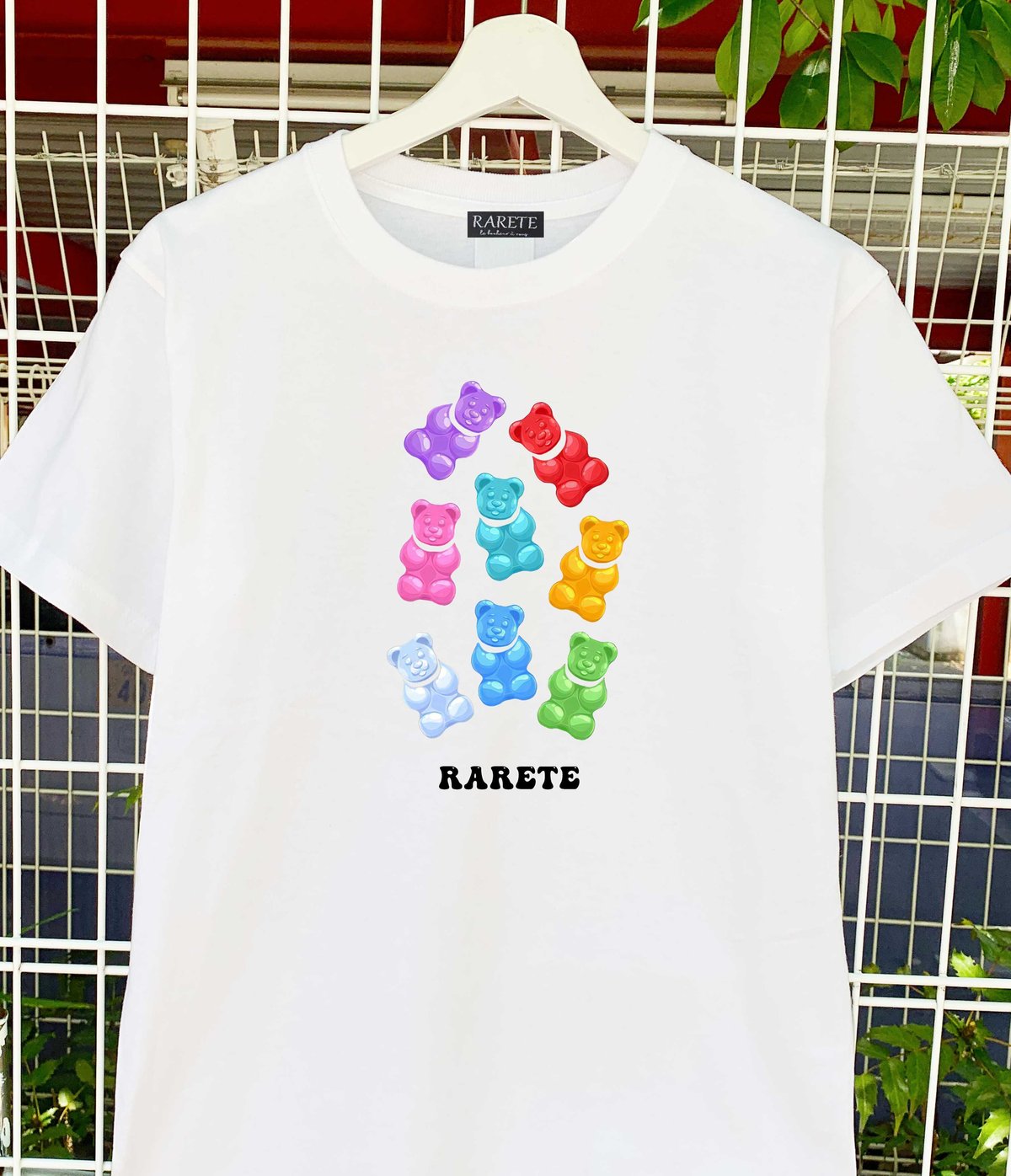 RARETE (ラルテ) テディベア 首取れた Gummy Tシャツ ホワイト | Fxxk