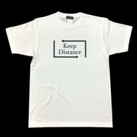 Eleven Nine / Tシャツ/ rogo /keep Distance /black ホワイト