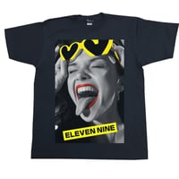 Eleven Nine / Tシャツ/ Yellow heart / ブラック