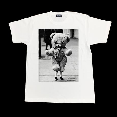 Eleven Nine / Tシャツ/ Teddy bear/ホワイト