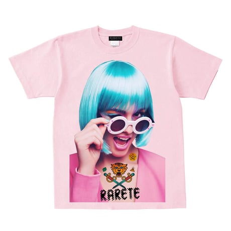 RARETE (ラルテ) ウインク サングラス GIRL Tシャツ ライトピンク