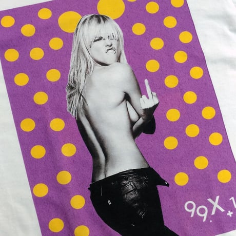Eleven Nine / Tシャツ/Purple Polka dot ホワイト