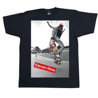 Eleven Nine / Tシャツ/ Box Rogo /Skateboard /ブラック