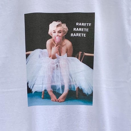 RARETE (ラルテ) マリリンモンロー ドレス バブル Tシャツ ホワイト