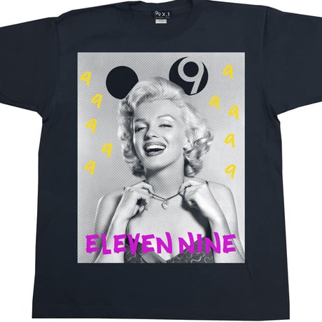 Eleven Nine / Tシャツ/ Marilyn Monroe 9 /ブラック