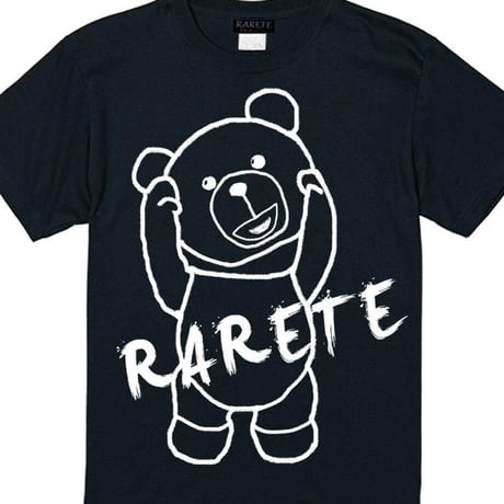 RARETE (ラルテ) RARETE (ラルテ) 首取れた アウトライン Tシャツ ブラック