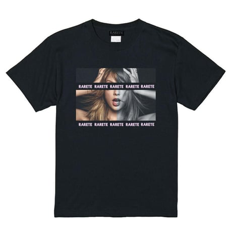 RARETE (ラルテ) Girl Rogo Hold head Tシャツ ブラック