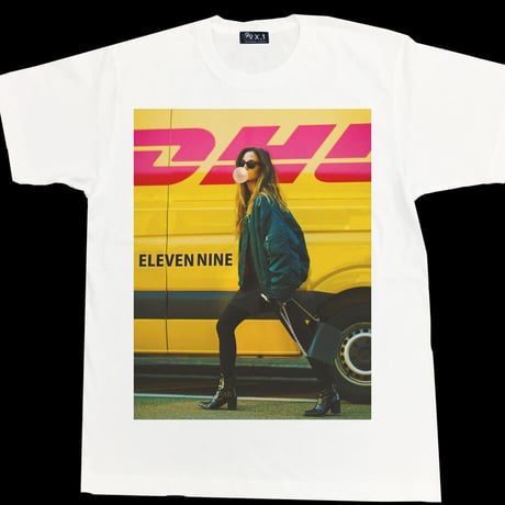 Eleven Nine / Tシャツ/ girl yellow /ホワイト