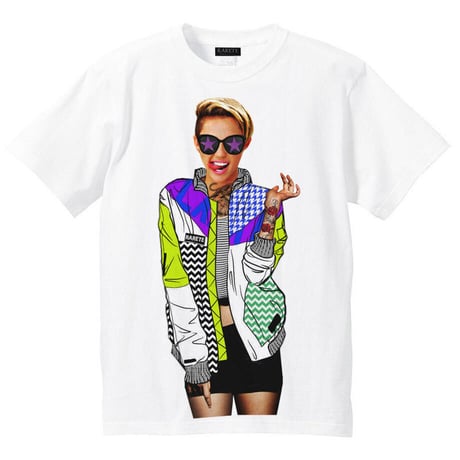 RARETE (ラルテ) Miley カラフル ジャケット Tシャツ ホワイト