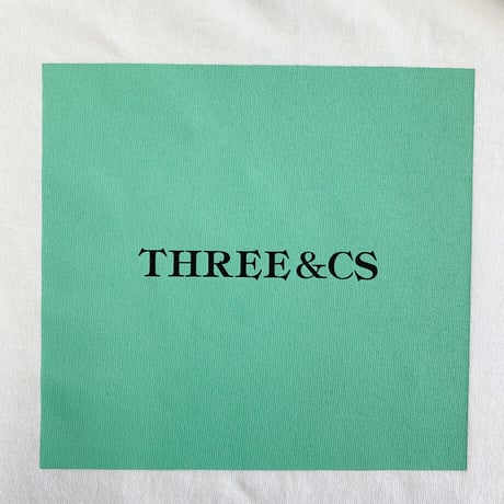 RARETE (ラルテ) THREE & CS (三密) ビジョナリー ミント BOX Tシャツ ホワイト (レディース）