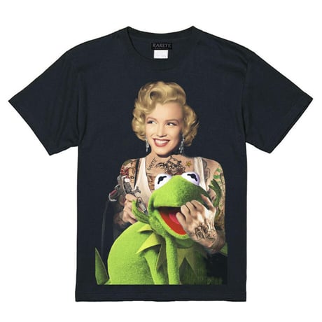 RARETE (ラルテ) マリリンモンロー Frog Tシャツ ブラック Tシャツ