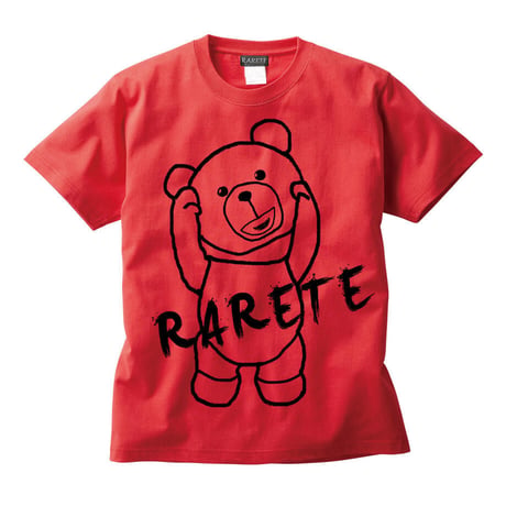 RARETE (ラルテ) RARETE (ラルテ) 首取れた アウトライン Tシャツ レッド