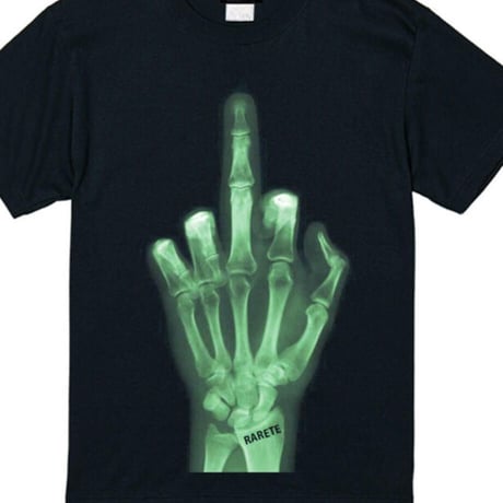 RARETE (ラルテ) x-ray fucXX　Tシャツ ブラック