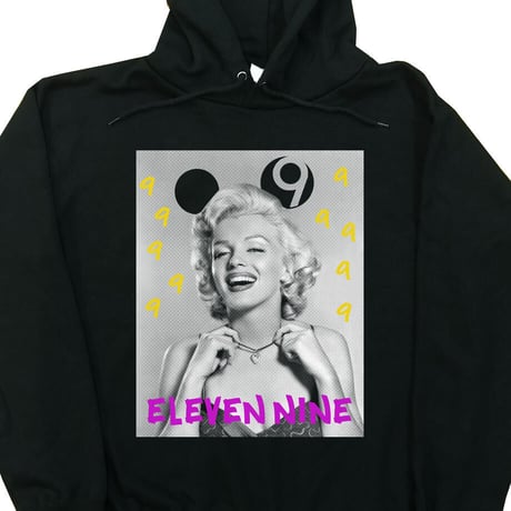Eleven Nine / パーカー/Marilyn Monroe 9/ブラック PL