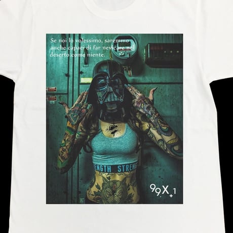 Eleven Nine / Tシャツ/ mask/ホワイト