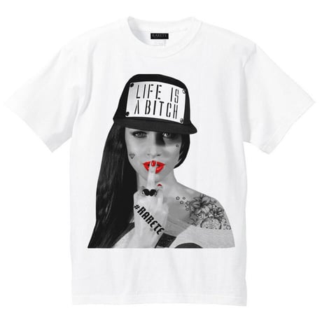 RARETE (ラルテ) LIFE IS ABXXXX Tシャツ ホワイト