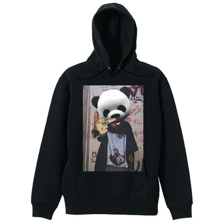 RARETE (ラルテ) Panda tatoo パーカーブラック