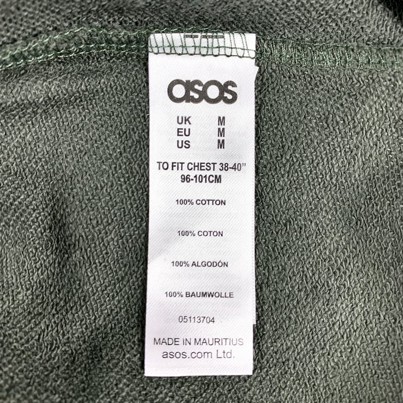 asos エイソス ミリタリー サスペンダー テープ ビッグシルエット 