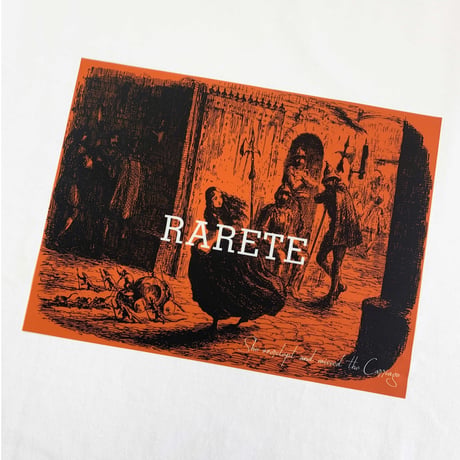 RARETE (ラルテ) She overslept and missed the Carriage　Tシャツ ホワイト