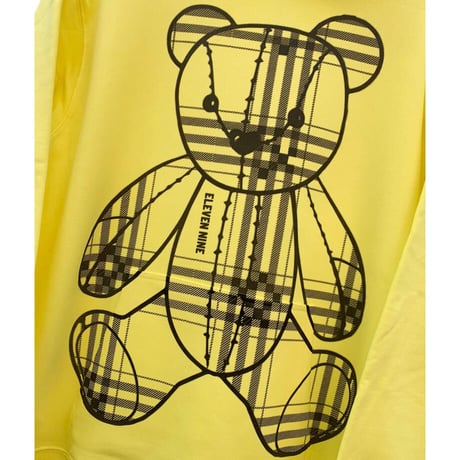 Eleven Nine / パーカー/ Teddy bear /Plaid /イエロー