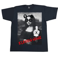 Eleven Nine / Tシャツ/ fuck / モナリザ / ブラック