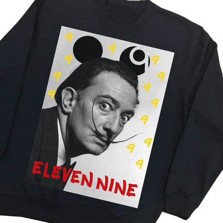 Eleven Nine / トレーナー/ Dalí 9 /ブラック