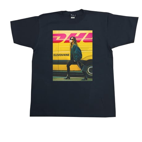 Eleven Nine / Tシャツ/ girl yellow /ブラック
