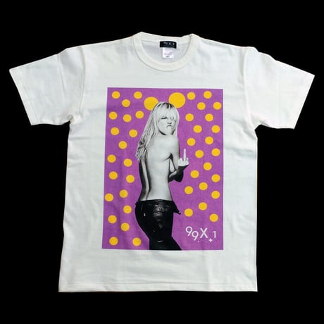 Eleven Nine / Tシャツ/Purple Polka dot ホワイト