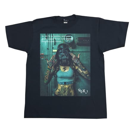 Eleven Nine / Tシャツ/ mask/ブラック