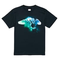 RARETE (ラルテ) マリリンモンロー 天使グラデーション Tシャツ ブラック
