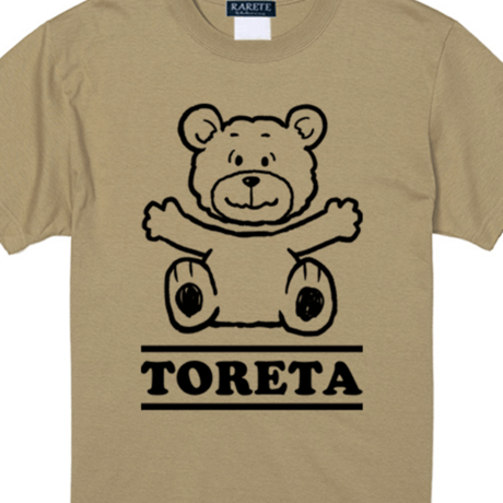 RARETE (ラルテ) TORETA　首とれた Tシャツ サンドカーキー