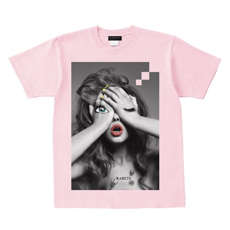 RARETE (ラルテ) GIRL make Tシャツ ライトピンク