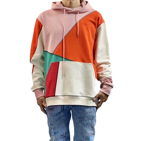 McQ Alexander McQueen アレキサンダーマックイーン スワロー レトロ カラー クレイジー アシンメトリー オーバーサイズ パーカー