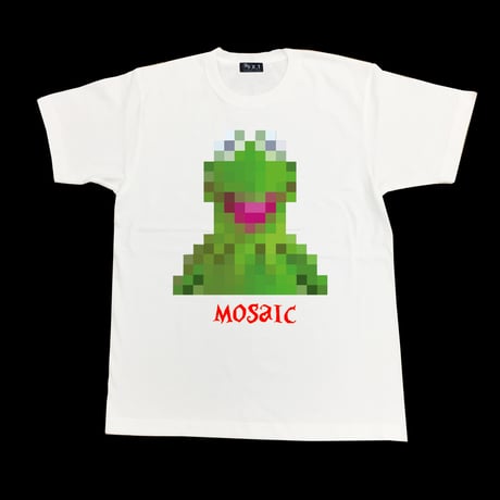 Eleven Nine / Tシャツ/Frog mosaic / ホワイト