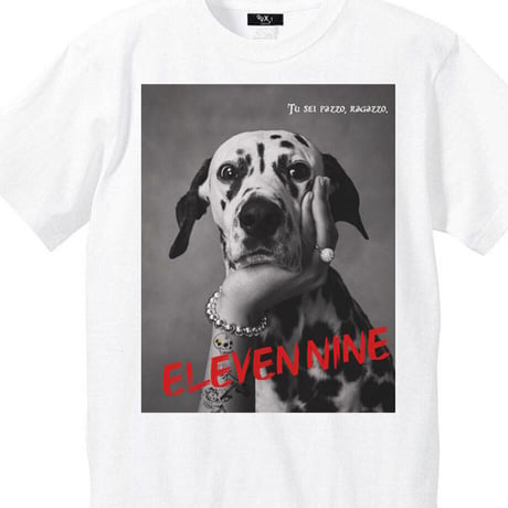 Eleven Nine / Tシャツ/ Dalmatian/ホワイト