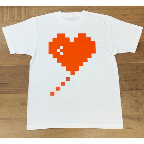 RARETE (ラルテ) heart Pixel Tシャツ　ホワイト