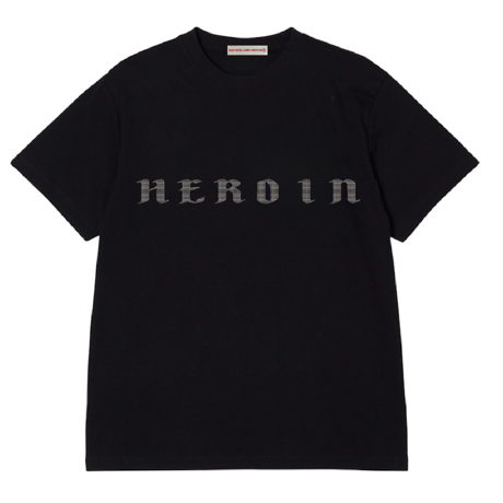 NEW HEROIN TEE / Check Gray