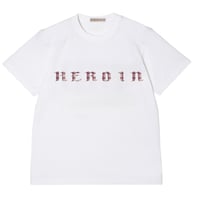 NEW HEROIN TEE / Check Pink